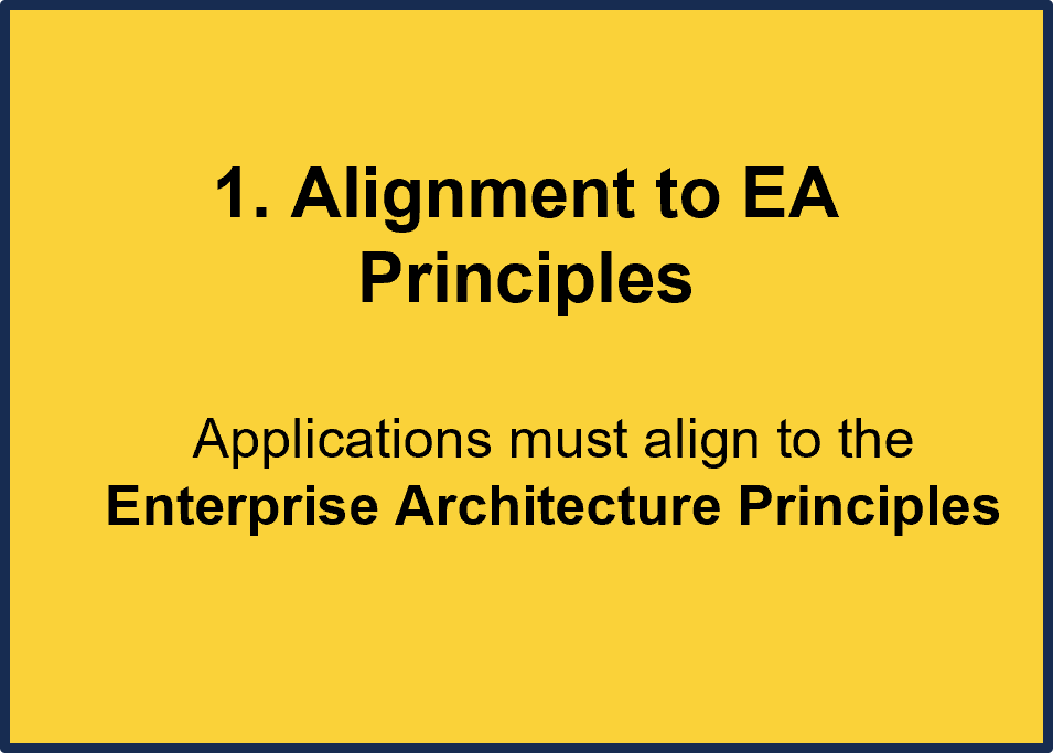 Step 1. Enterprise Architecture Principles